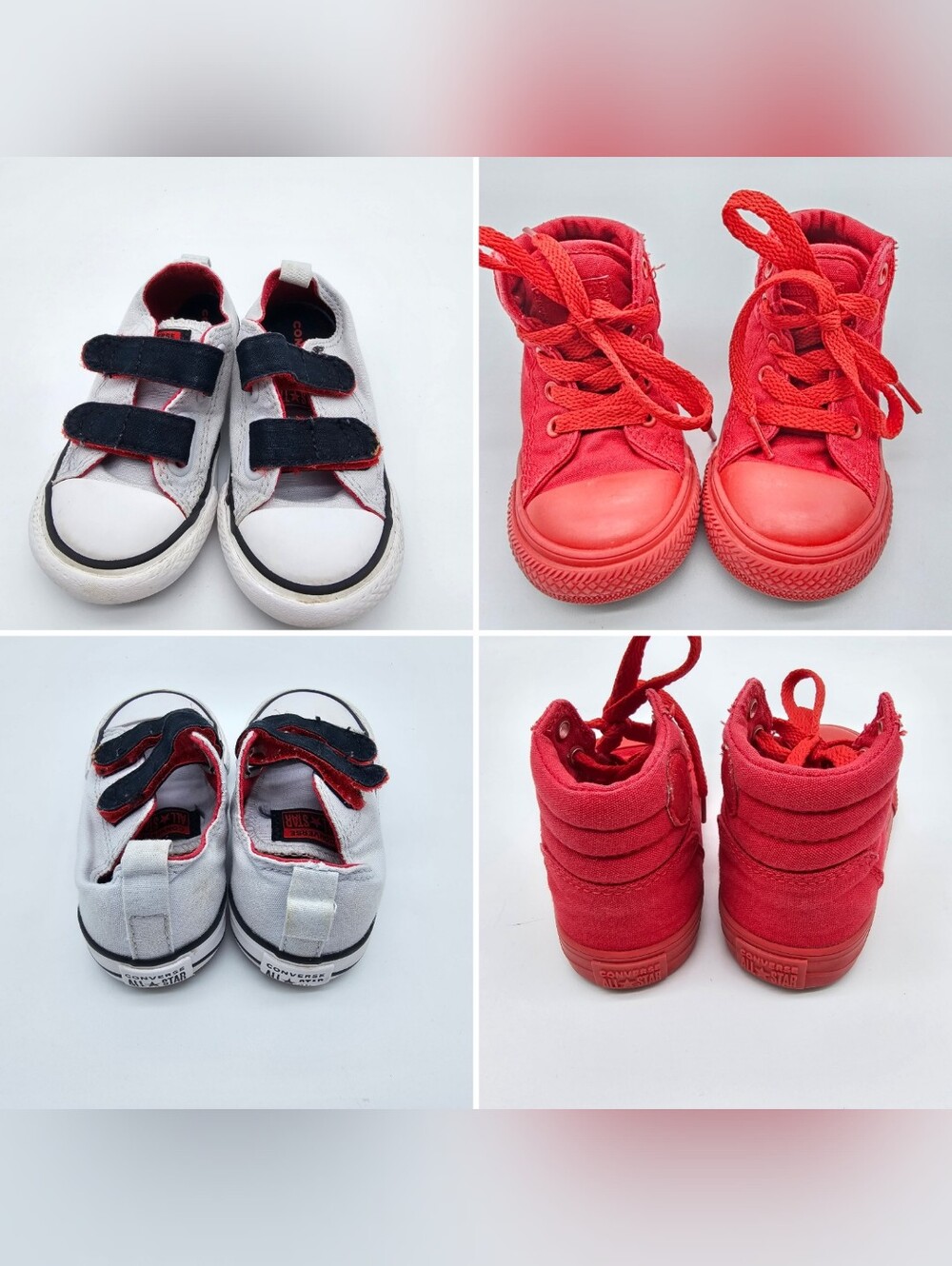 Converse Toddler Boys Size 6 - 2 Pair Lot